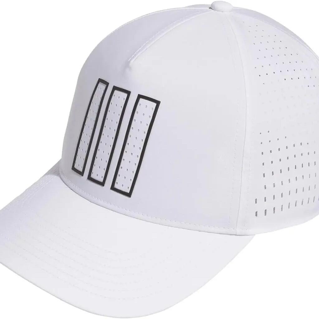 Casquette de golf Adidas Tour Hat 3 Stripes 26 pour homme, blanche
