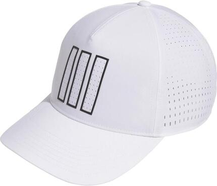 Casquette de golf Adidas Tour Hat 3 Stripes 26 pour homme, blanche