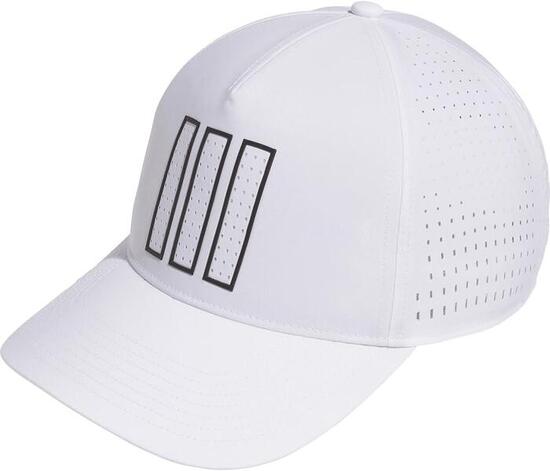 Casquette de golf Adidas Tour Hat 3 Stripes 26 pour homme, blanche