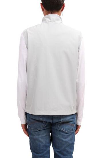 Gilet - Sportswear - Uomo - Smanicato taglio regular logo - Light grey