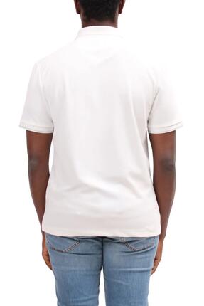 Polo - Sport - Homme - Regular, manche courte, logo - Blanc