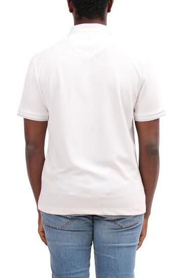 Polo - Sport - Homme - Regular, manche courte, logo - Blanc