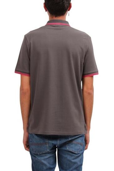 Polo - Uomo - Manica corta Regular - Grigio scuro