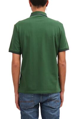Polo - Uomo - Manica corta collo - Verde scuro