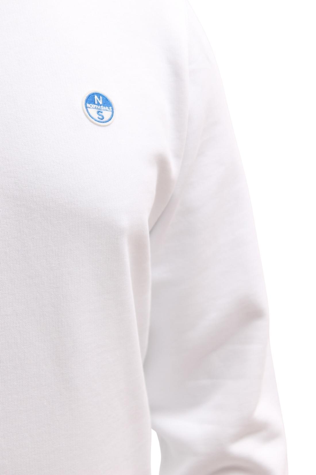 Felpa estiva uomo girocollo con logo 2/4