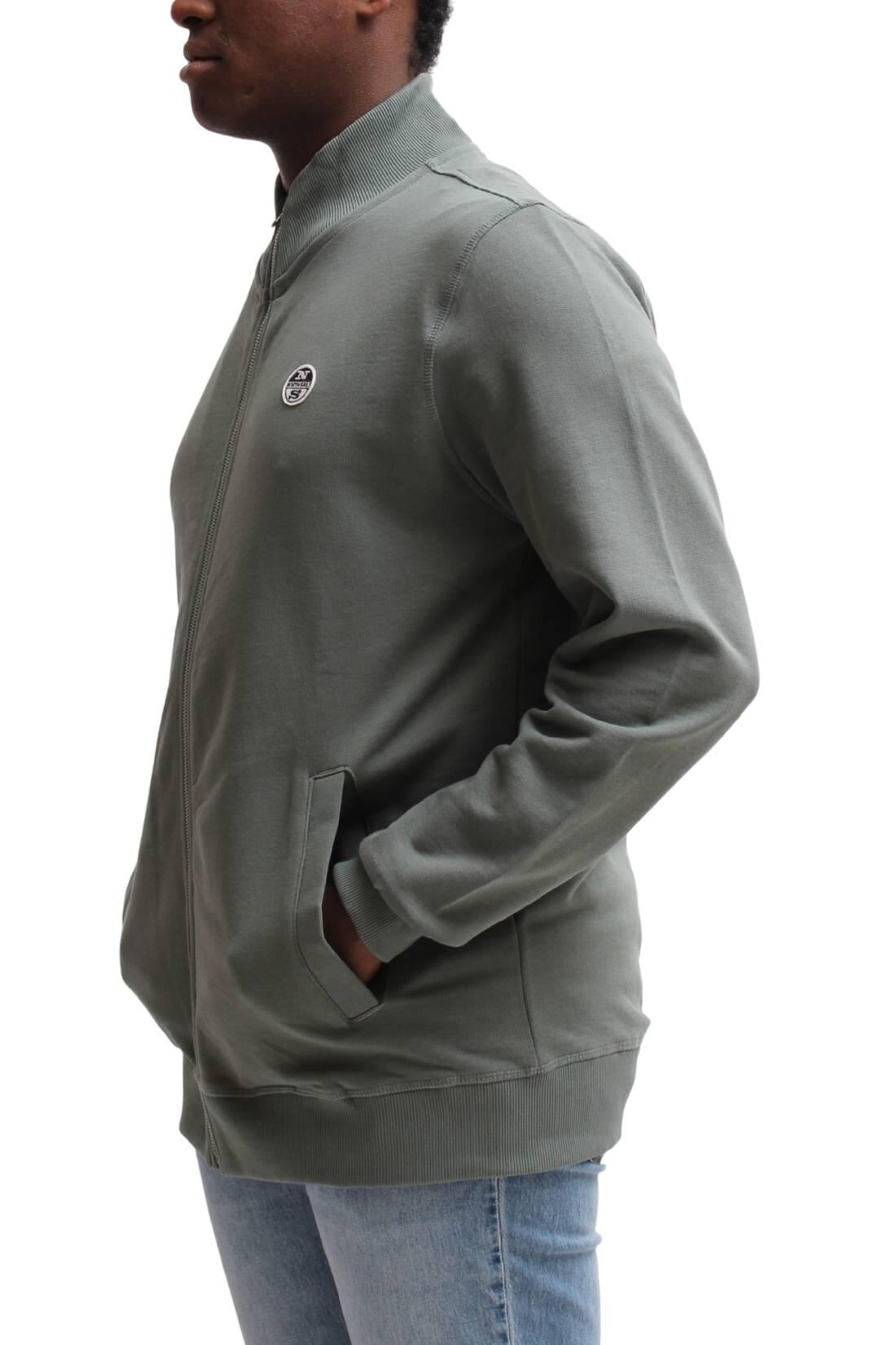 Felpa uomo con zip e logo 4/4