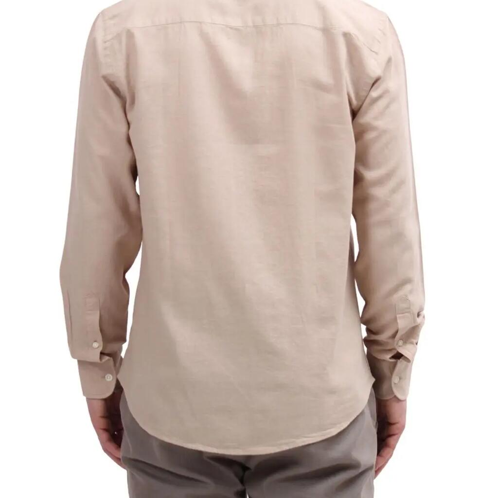 NORTH SAILS - Camicia uomo in misto lino con logo  - Taglia 3XL