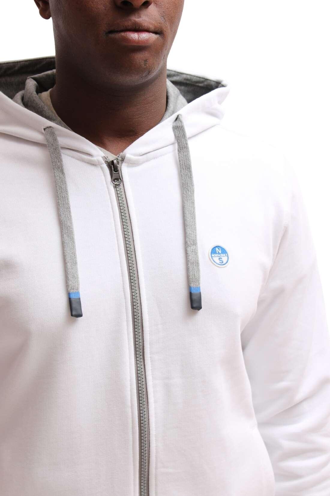 Felpa uomo con cappuccio e zip 2/4