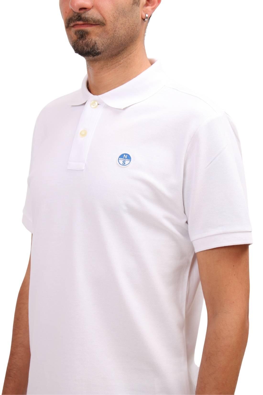 Herren - Sportswear - Polohemd - Kurzarm, Regular fit - Weiß 2/4