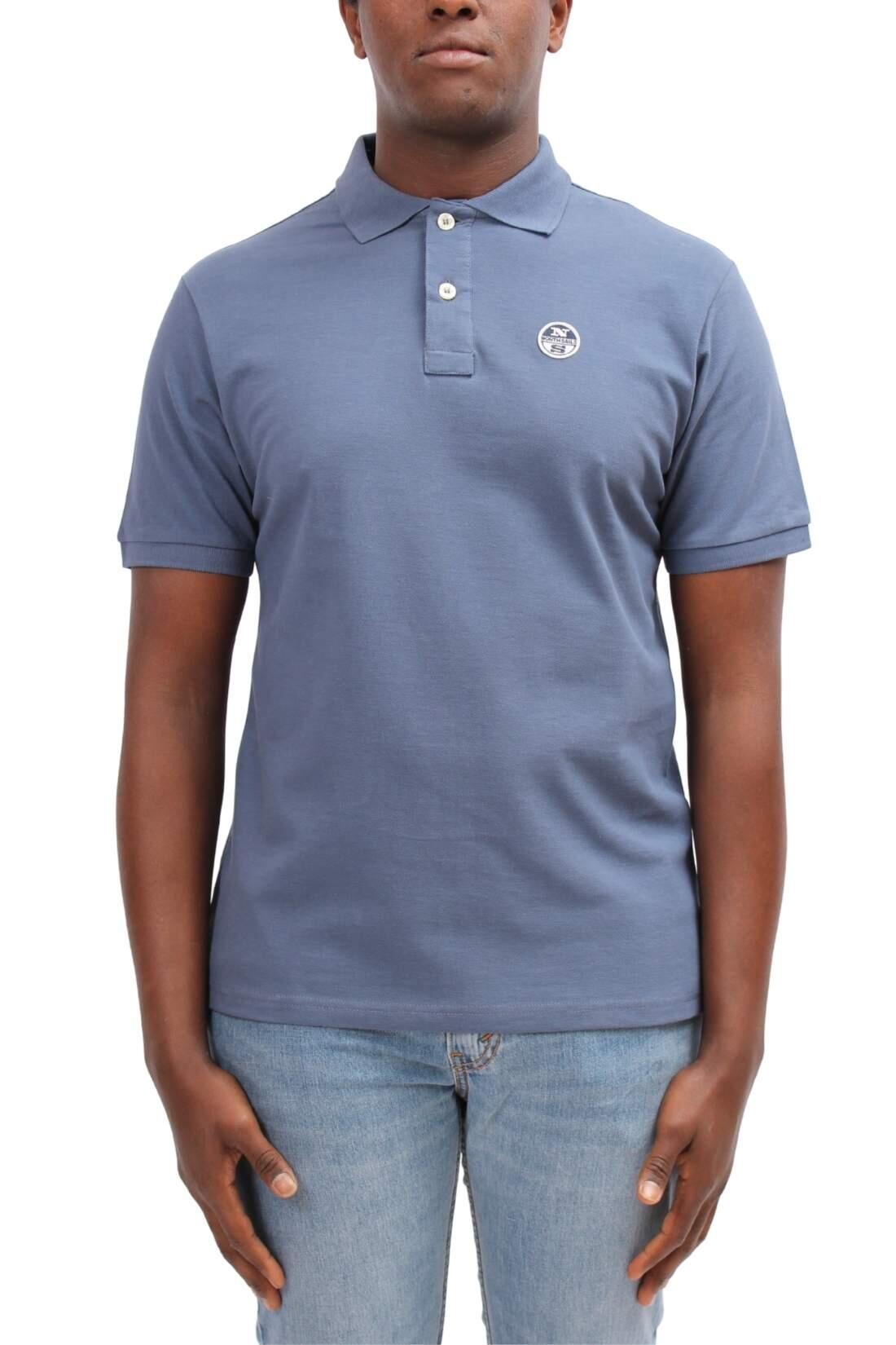 Polo uomo con logo 3/4