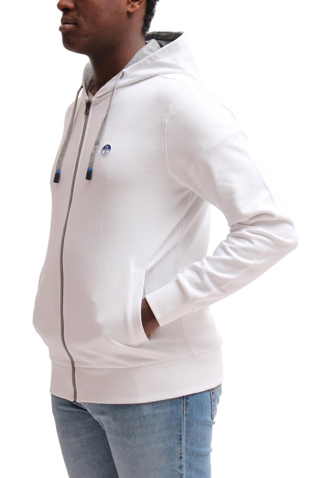 Felpa uomo con cappuccio e zip 4/4