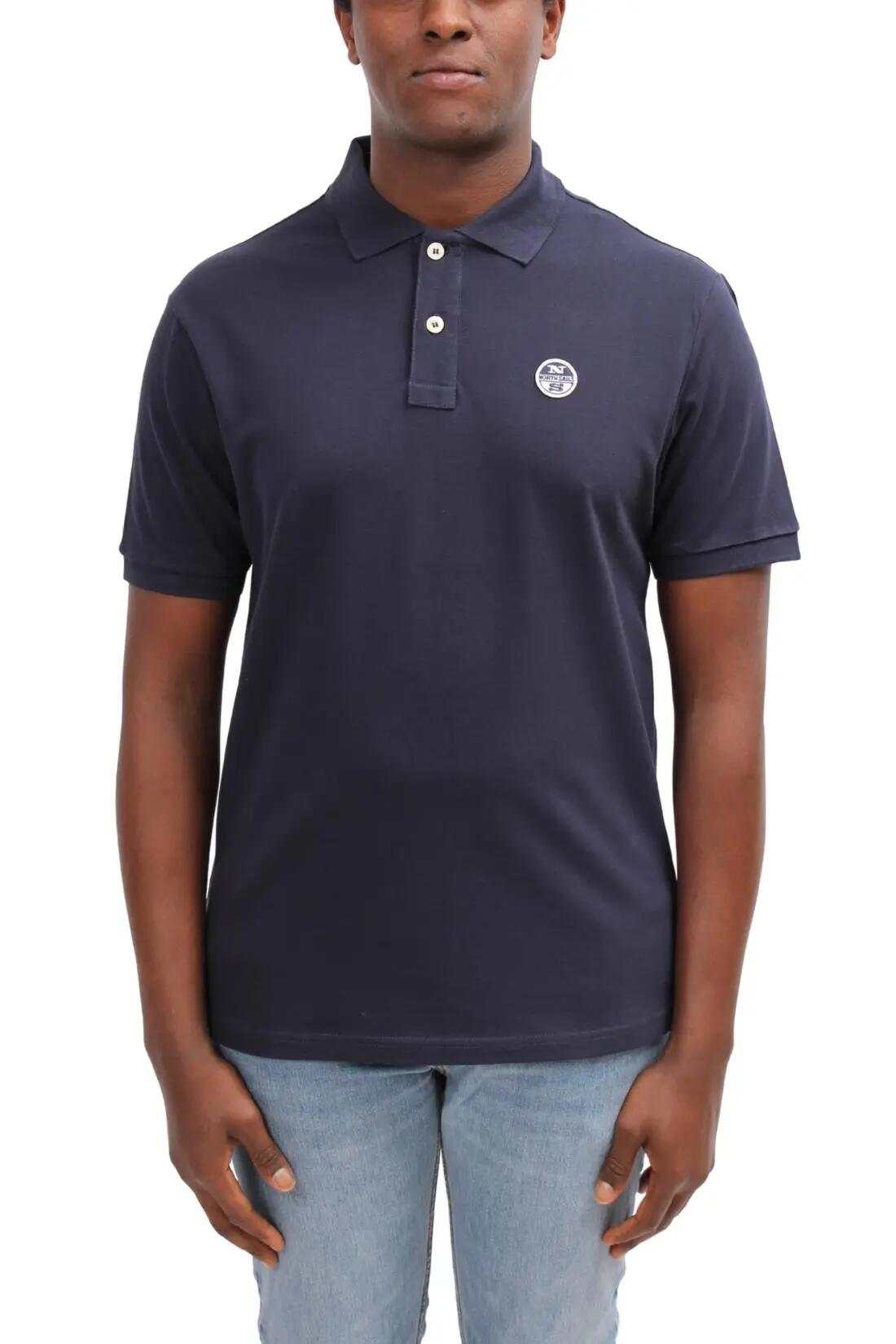 Polo uomo con logo 3/4