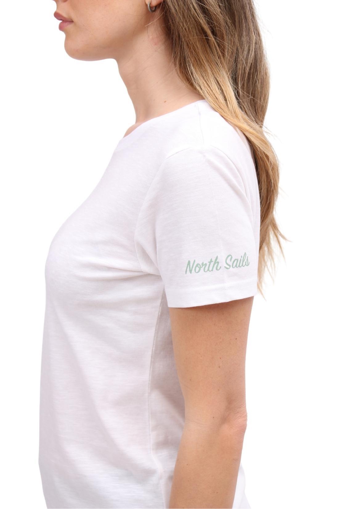 T-shirt donna in cotone organico fiammato 2/4