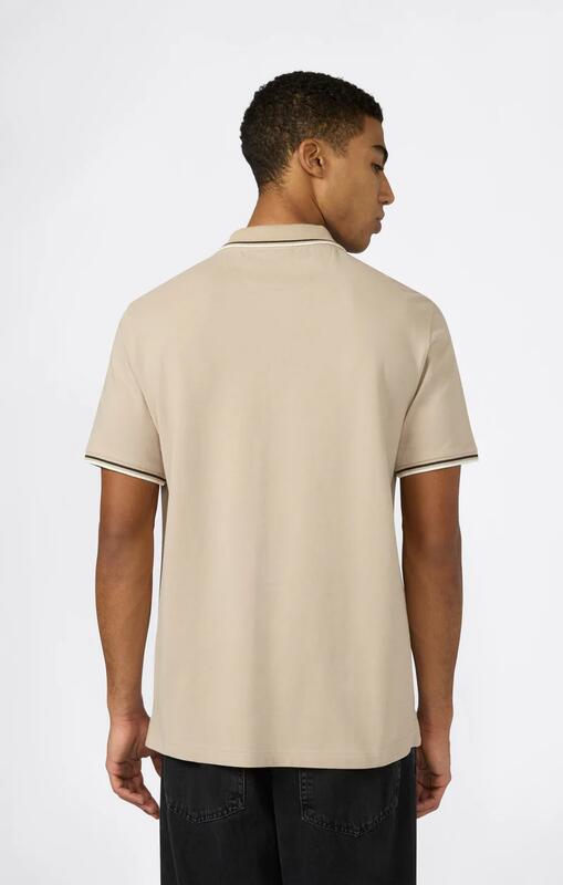 Polo uomo Champion Polo Gallery in cotone piqué Standard Fit, leggera Beige XXL 2/2