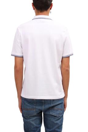 Polo - sportswear - homme - manches courtes - regular fit - blanc