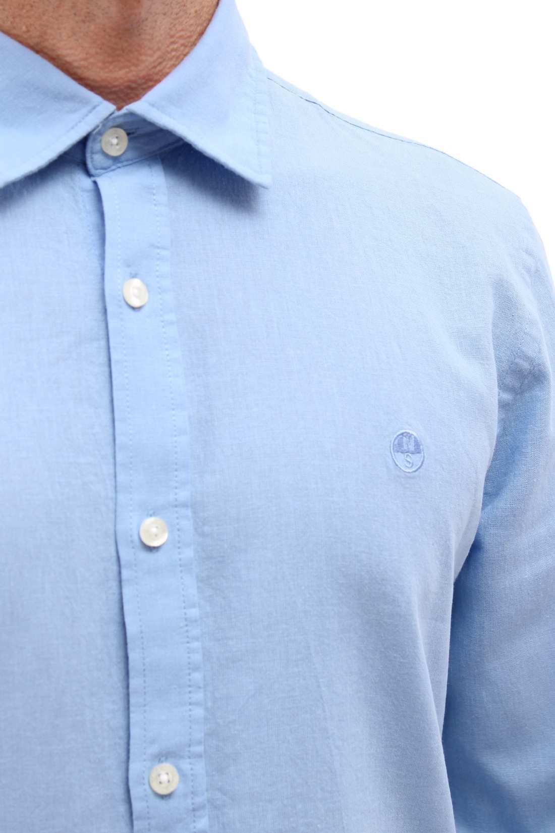 Camicia uomo in misto linologo 2/4