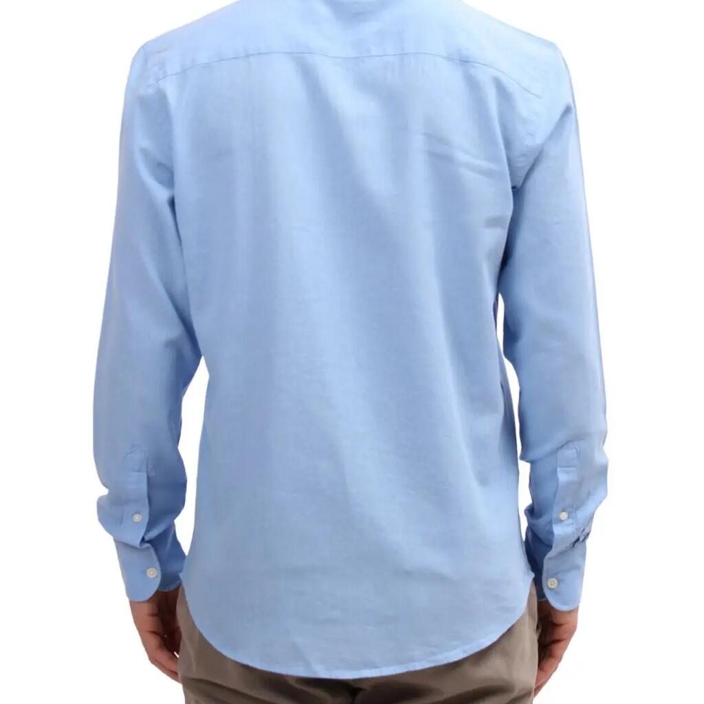 NORTH SAILS - Camicia uomo in misto lino con logo  - Taglia S
