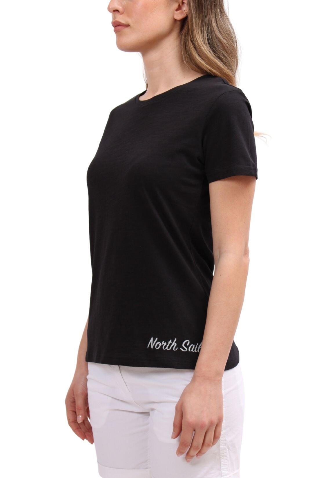 Damen - Sportbekleidung - T-shirt - regular fit, kurze ärmel, logo - schwarz 4/4