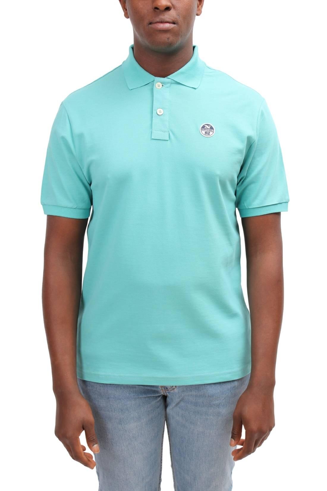 Polo uomo con logo 3/4