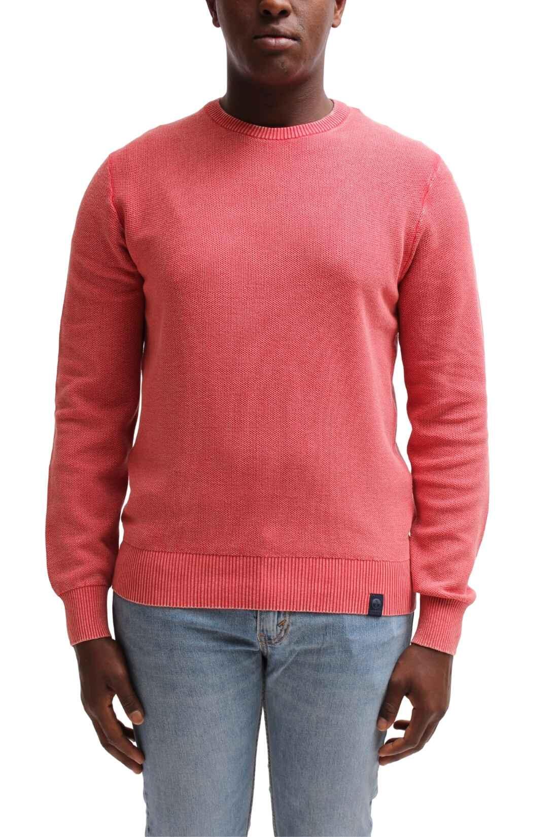 Pullover - Sportswear - Men - Model - Regular fit, 100% katoen - Red 3/4