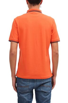 Polo - Sport - Homme - Manches courtes, 100% coton - Orange