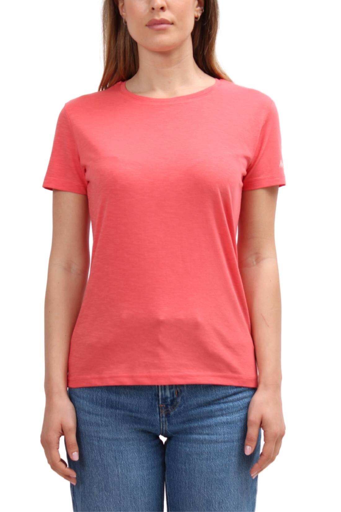 T-shirt donna in cotone organico fiammato 3/4