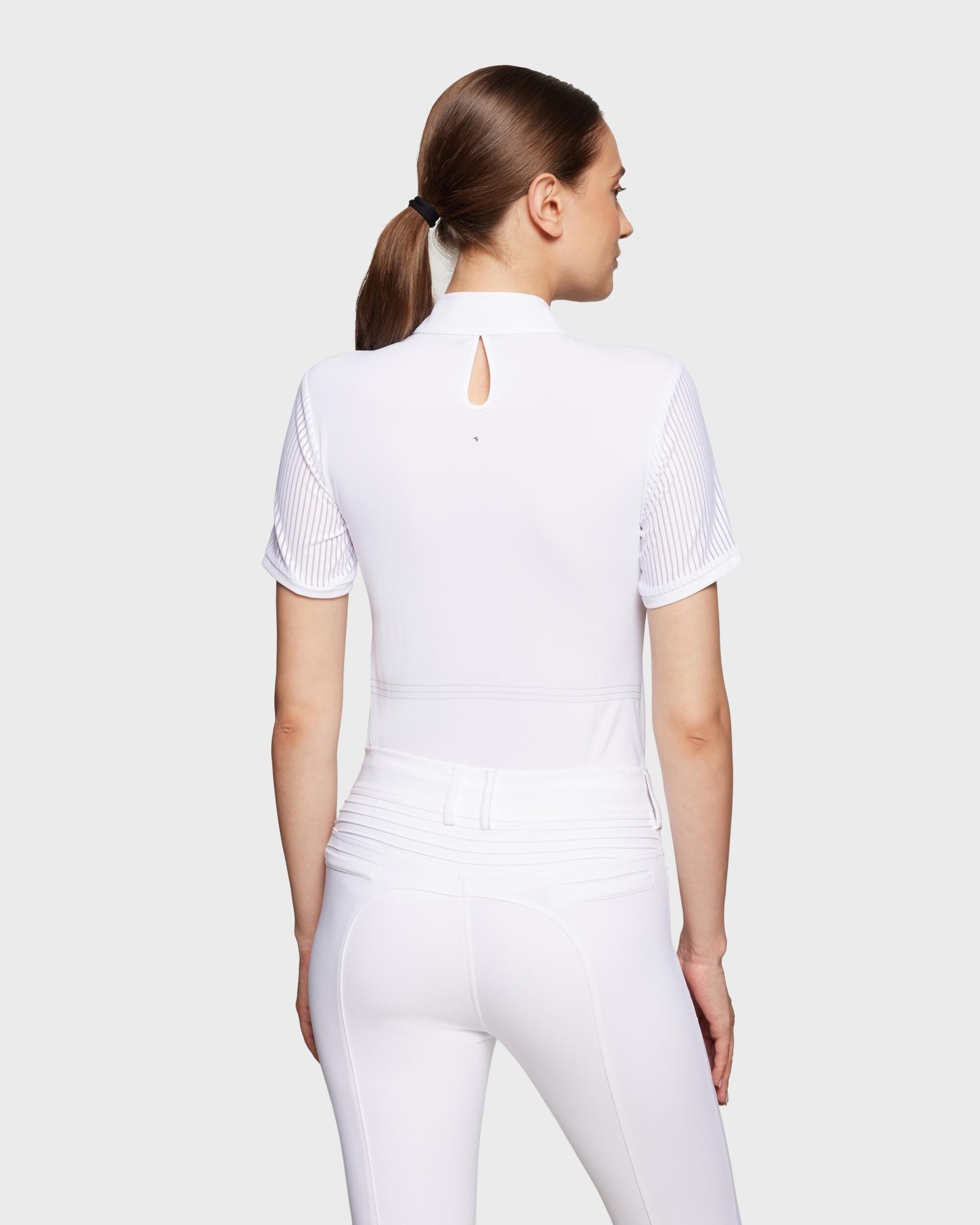 Turniershirt Damen Apolline weiß 3/7