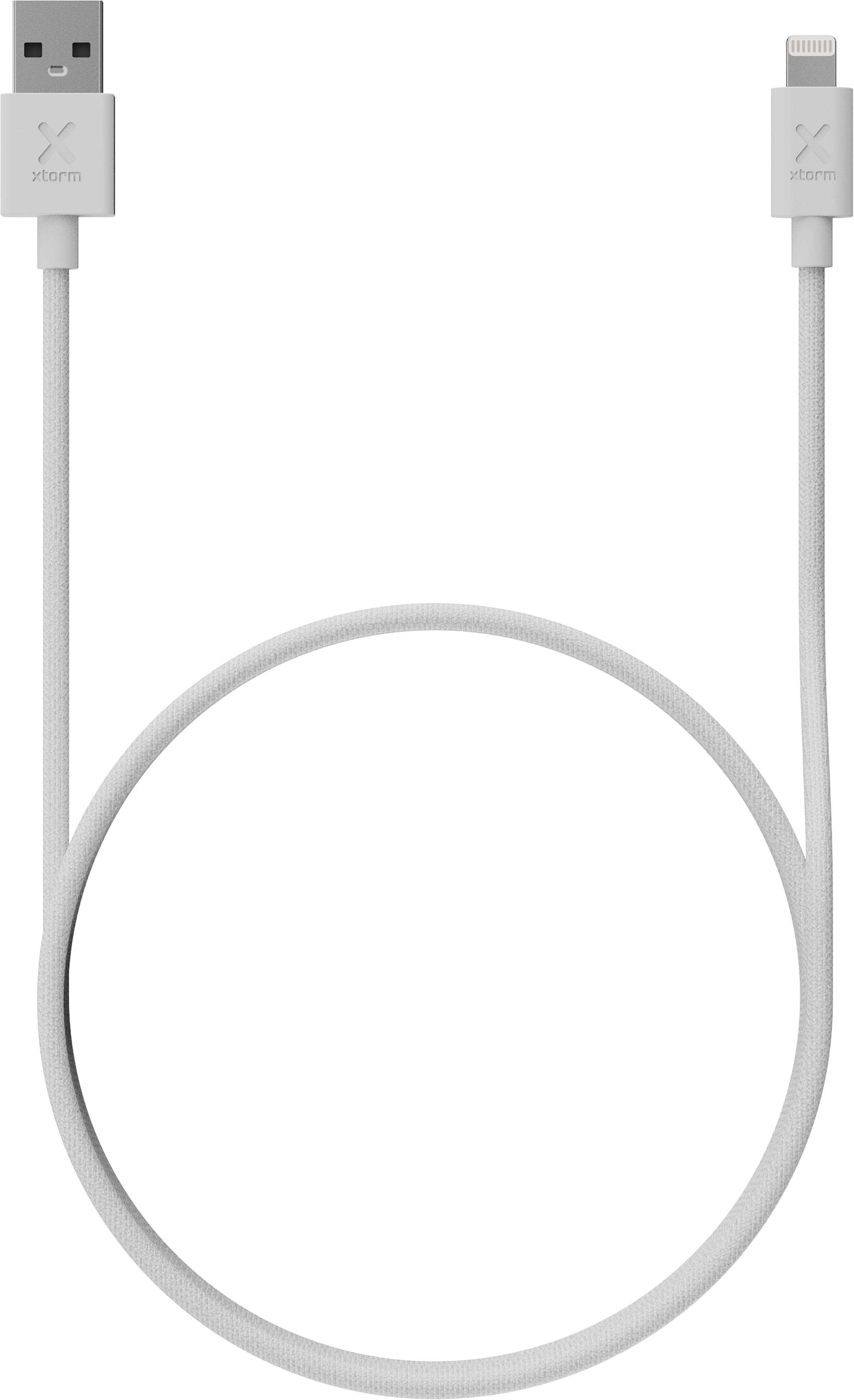 Xtorm Go2 USB naar Lightning Kabel - 1 Meter - Snellader - Wit 2/6