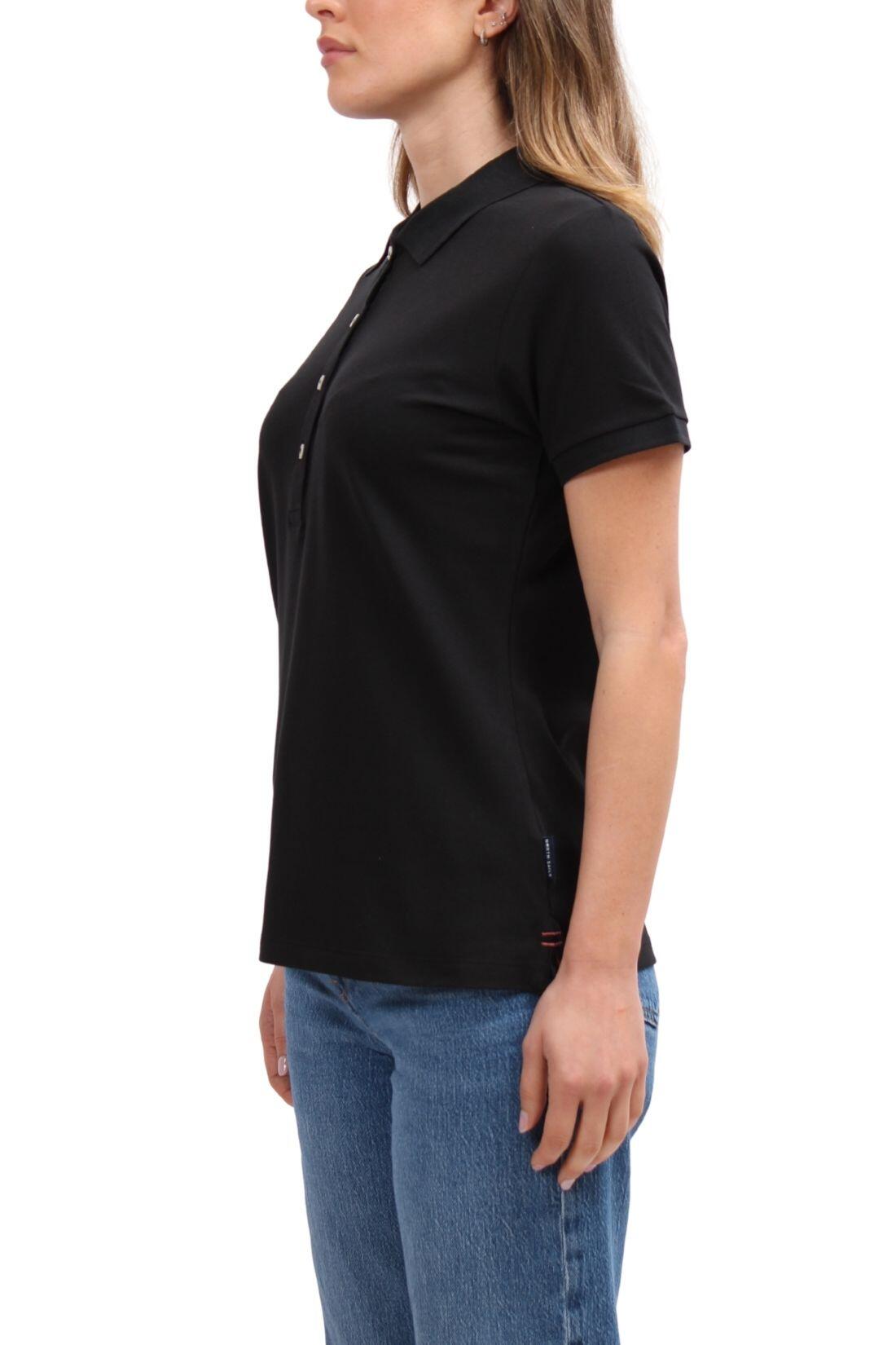 Damen - Sportswear - Poloshirt - kurzarm, regular fit - schwarz 4/4