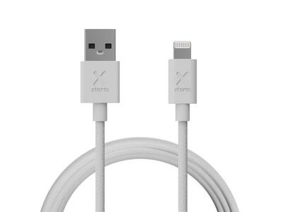 Xtorm usb-c naar lightning kabel - 3 meter - snellader - wit