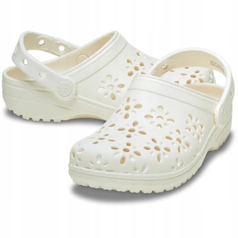 Chodaki Dla Dorosłych Crocs Classic Floral Cut Out Clog 3/6