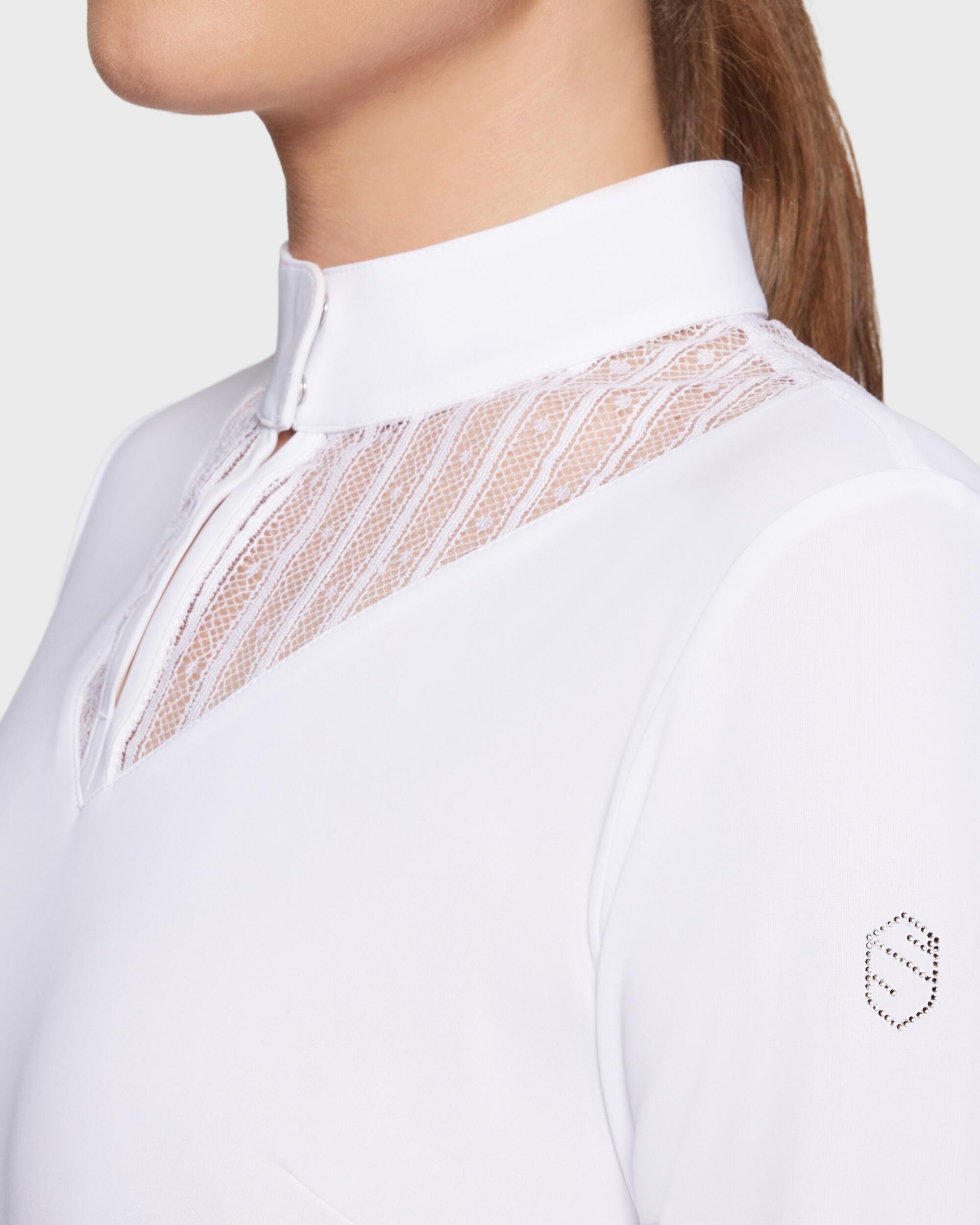 Turniershirt Damen Beatrice weiß 2/4