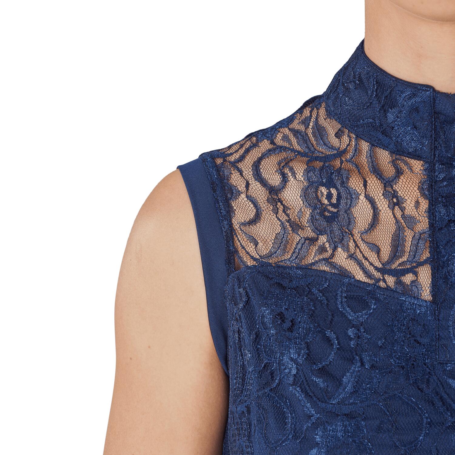 Turniershirt Damen Amadora, ärmellos dunkelblau 6/6