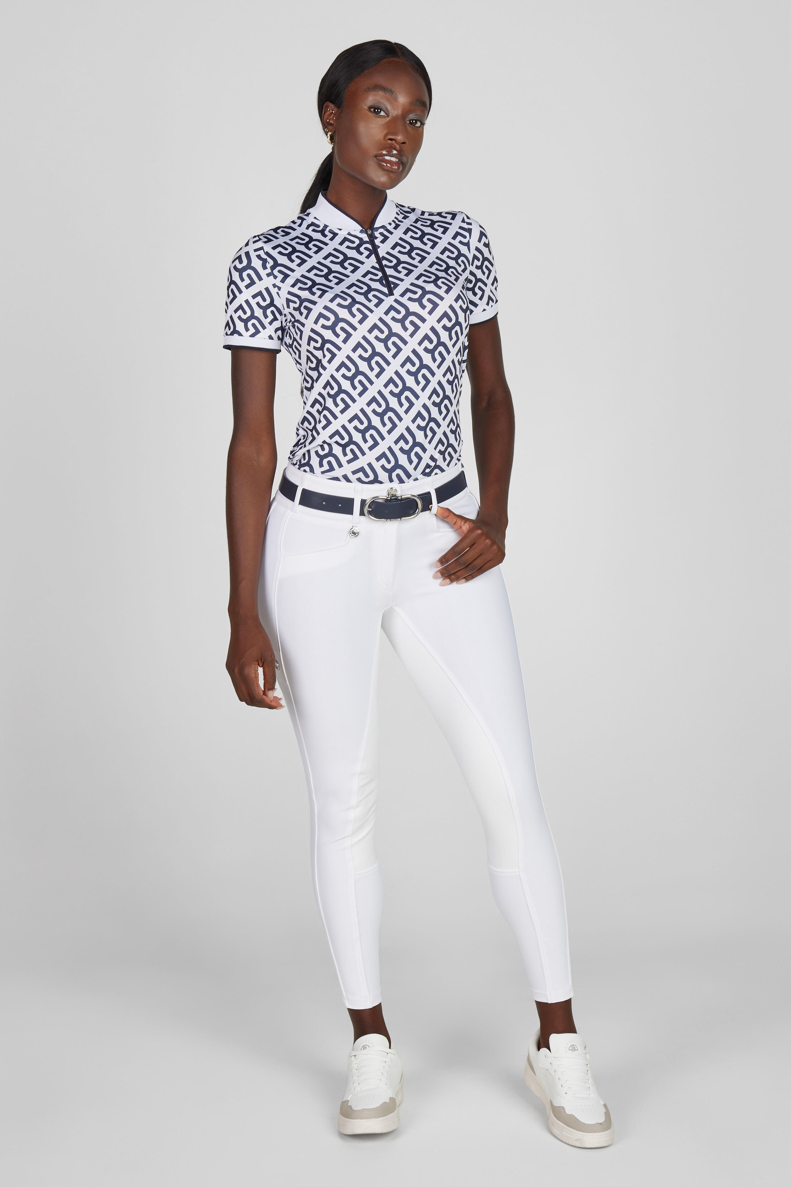 Zip Polo Damen nightblue 2/5