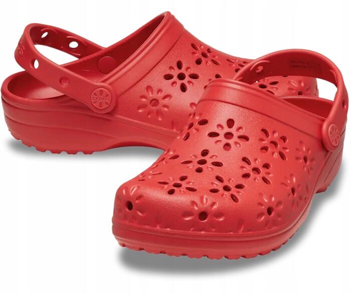 Chodaki Dla Dorosłych Crocs Classic Floral Cut Out Clog 2/6