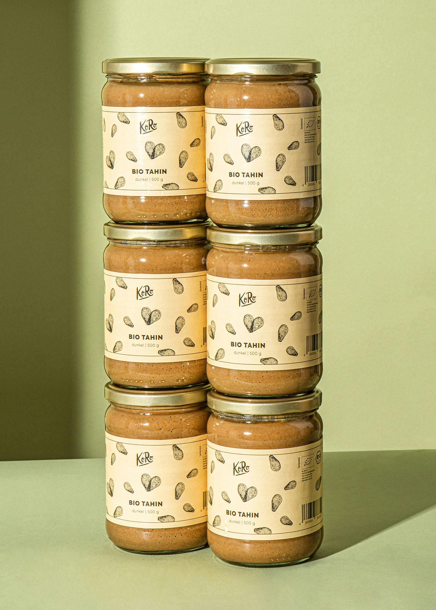 Purée de sésame complet (tahini brun) bio 6 x 500 g 2/7