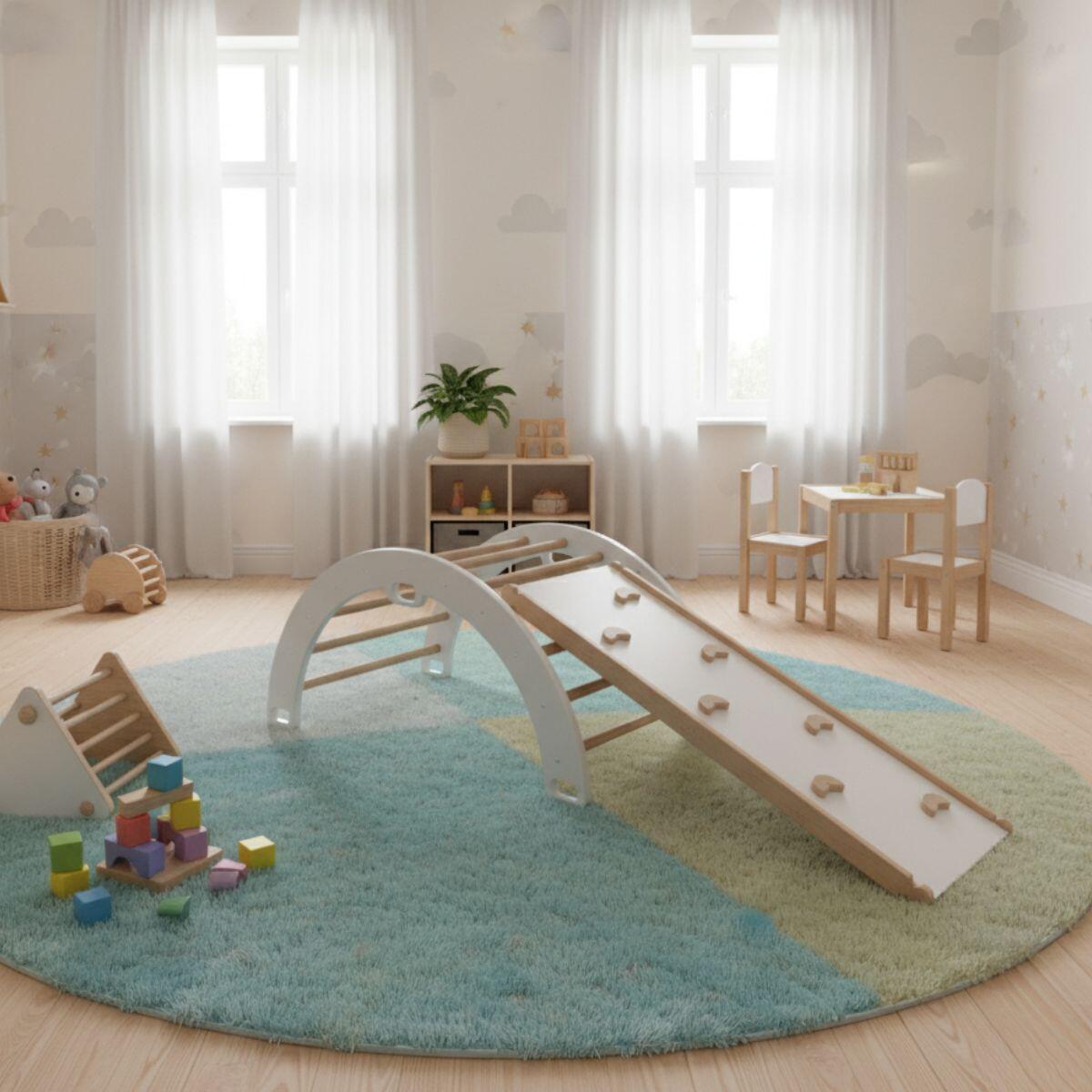 Sweet Plus Indoor-Spielplatz Set Weiß 2/7