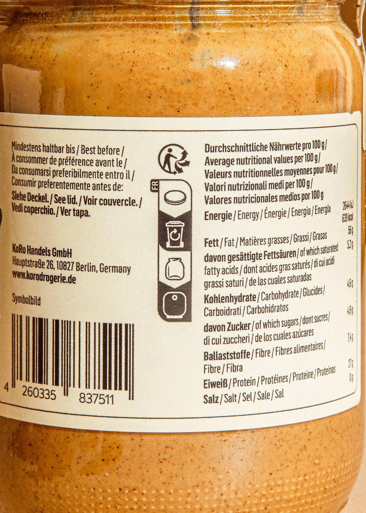 Purée d'amandes complètes 6 x 500 g 5/7
