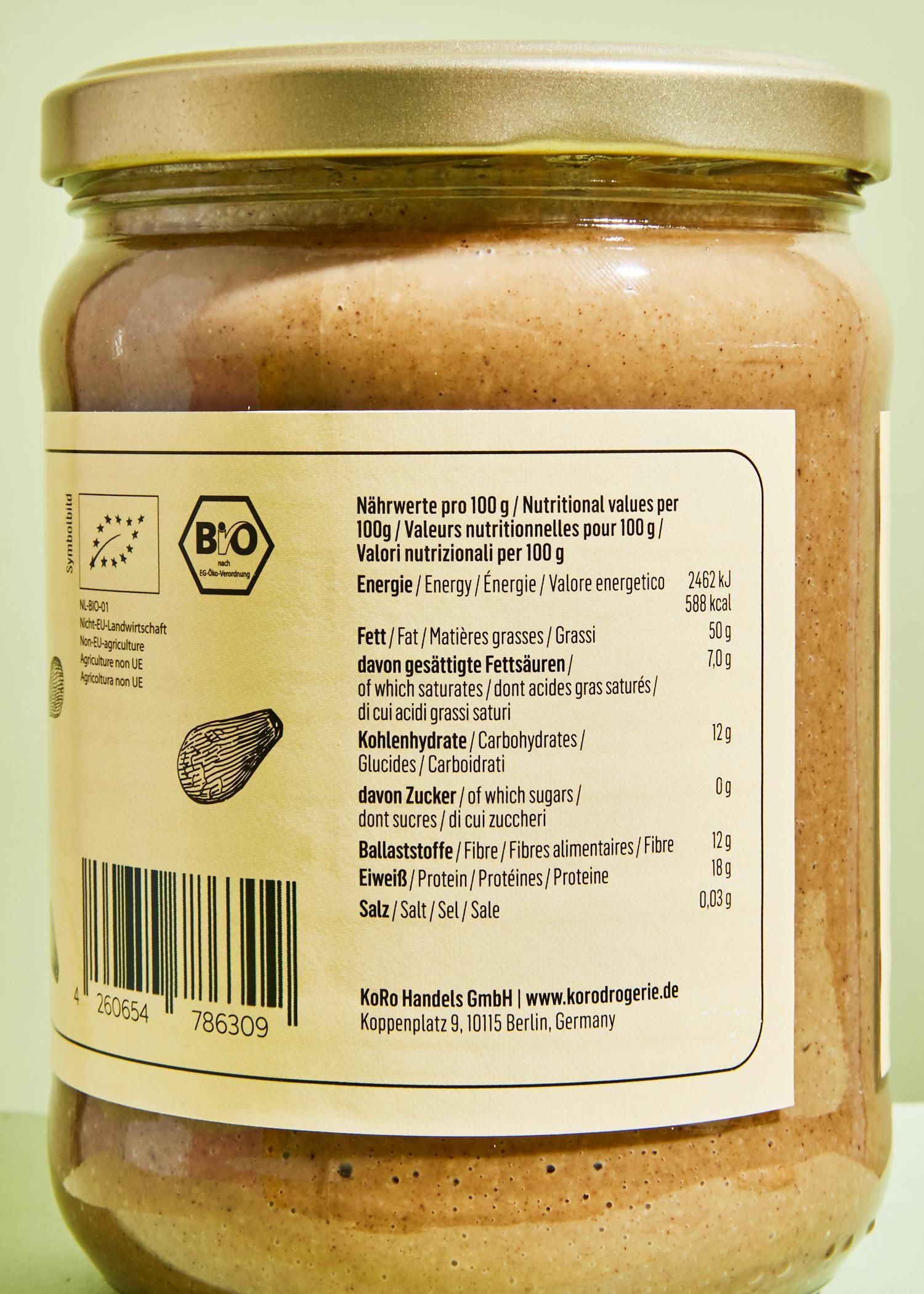 Purée de sésame complet (tahini brun) bio 500 g 5/7