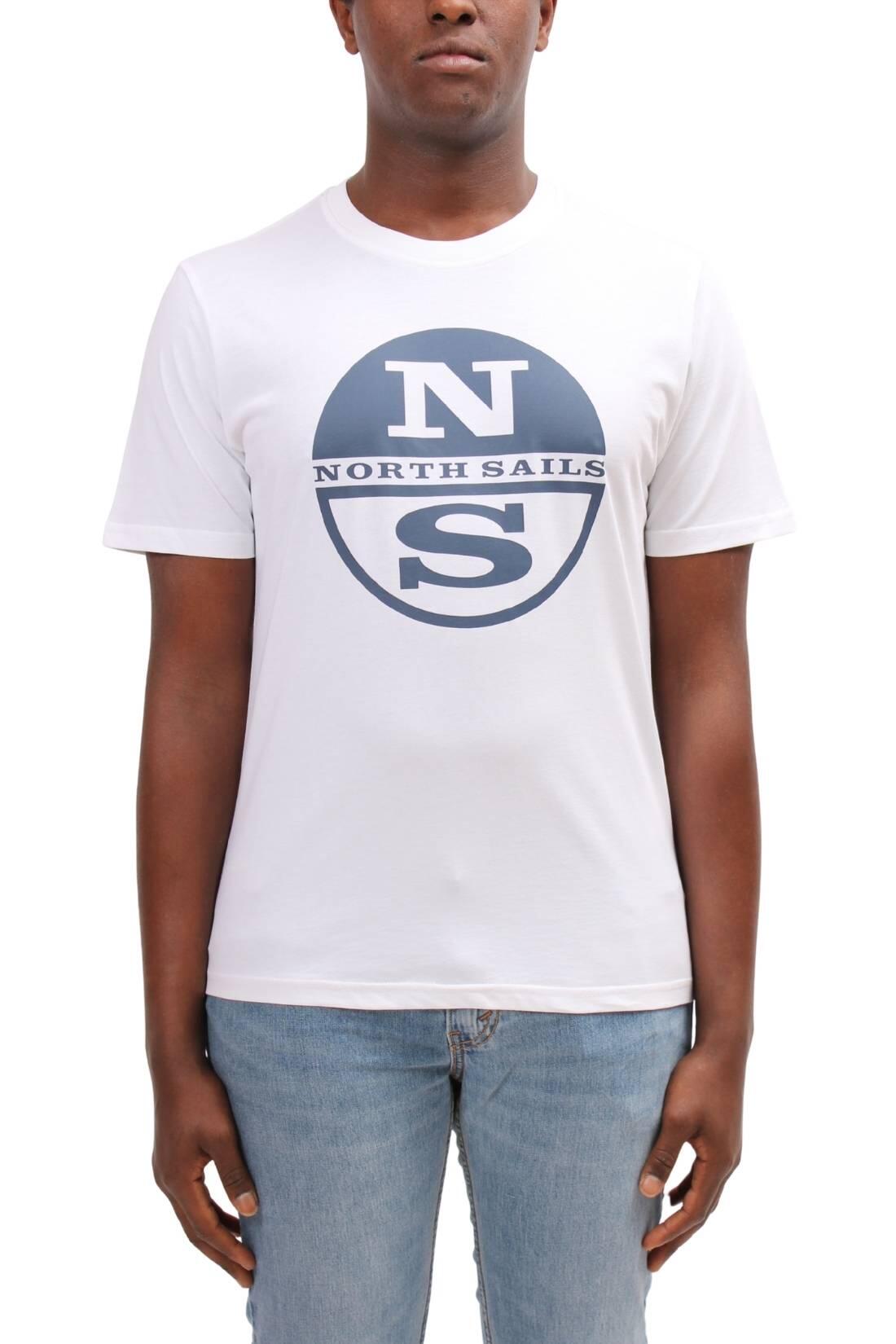T-shirt uomo con stampa logo 3/4