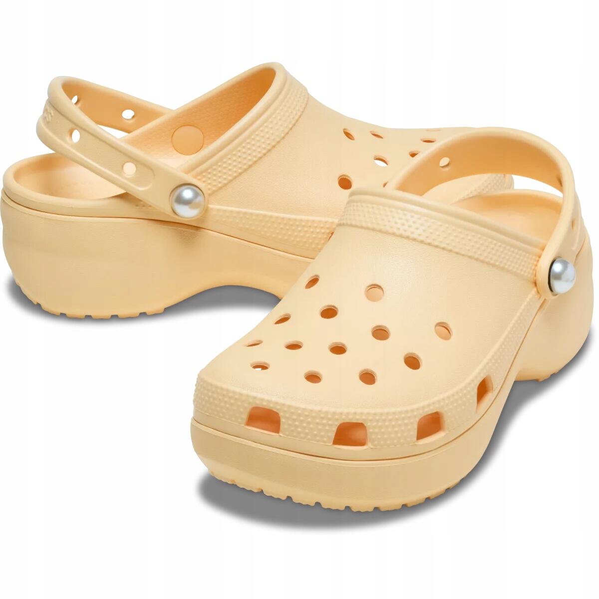 Chodaki Dla Dorosłych Crocs Classic Platform Pearl Clog 2/6