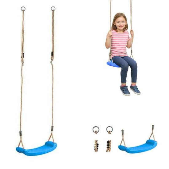 Siedzisko Plastikowe Fun - Błękitny