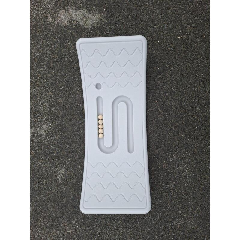 Placa de echilibru Labyrinth S cu minge - gri