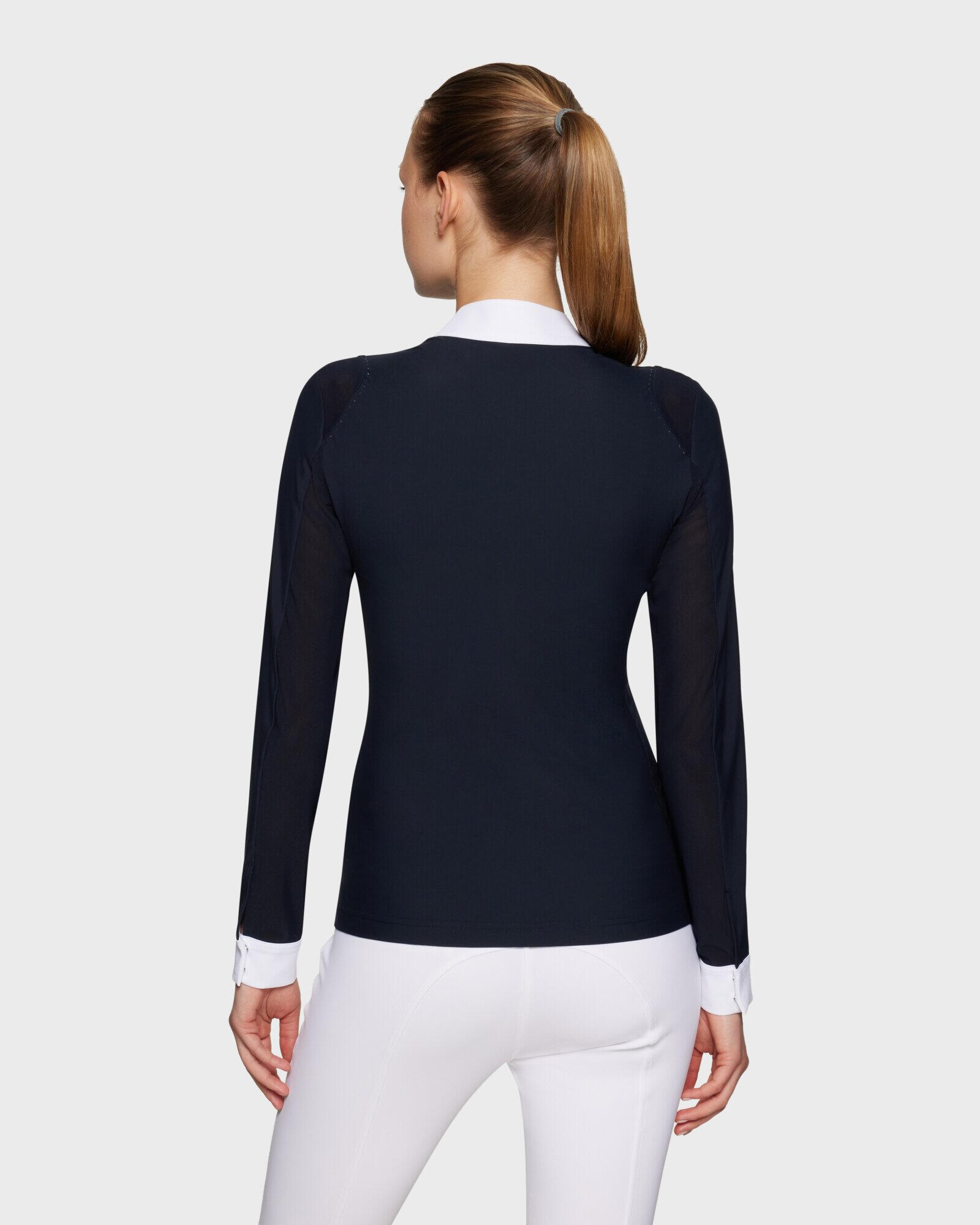 Turniershirt Damen Ysee dunkelblau mesh 2/4