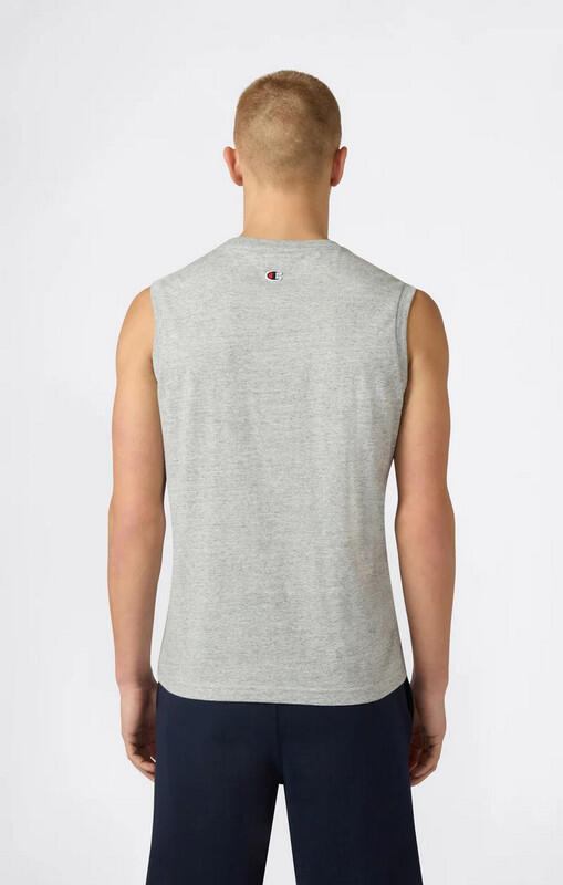 Champion Smanicato in Cotone da Uomo Icons, Regular, Grigio M 2/2