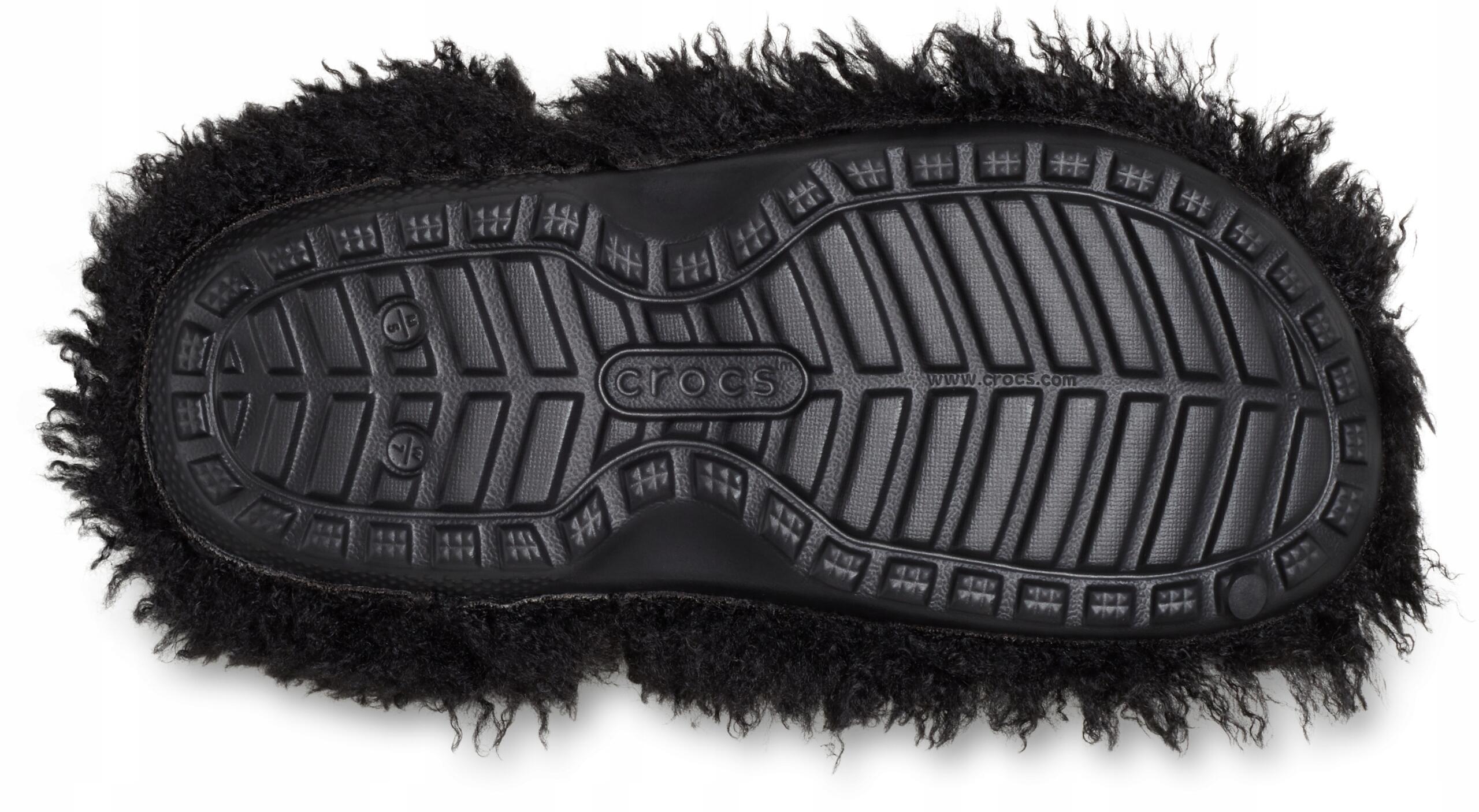 Chodaki Dla Dorosłych Crocs Classic Shaggy Fur Lined Clog 5/6