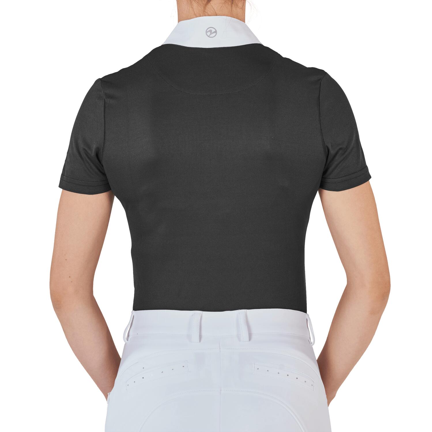 Turniershirt Damen Aarhus schwarz 2/3