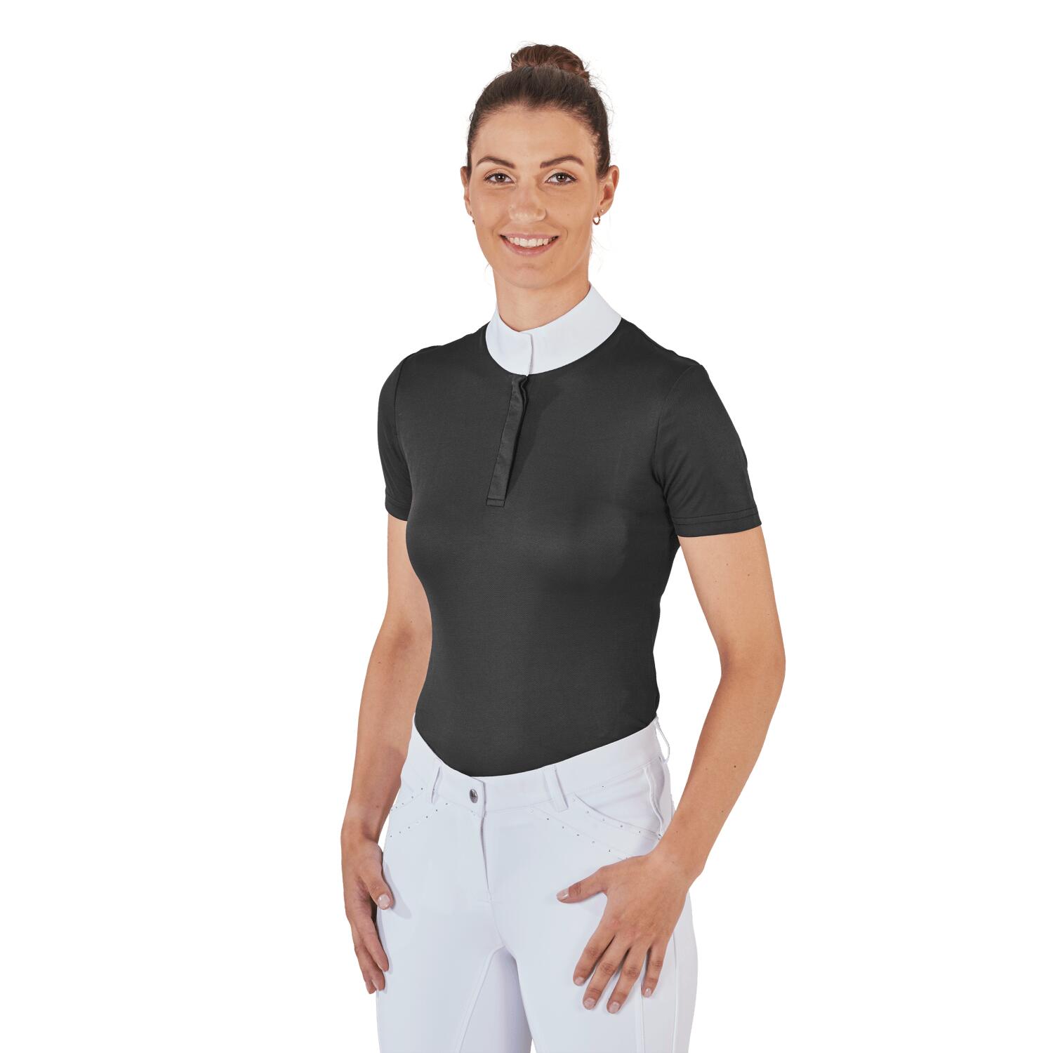 Turniershirt Damen Aarhus schwarz 3/3