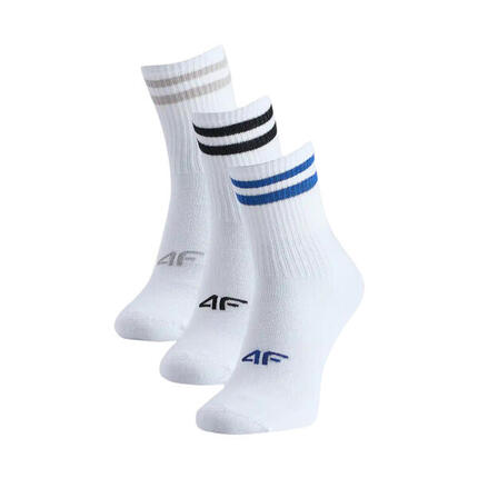 Chaussettes 4F garçon, lot de 3, mi-mollet