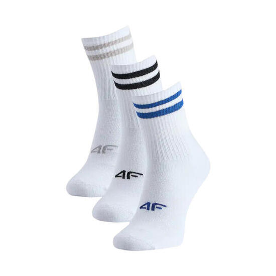 Chaussettes 4F garçon, lot de 3, mi-mollet